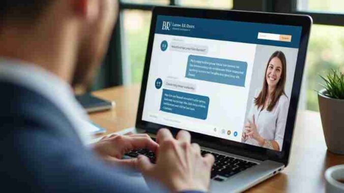 4 Essential Legal Chat Solutions for Your Website, Concept art for illustrative purpose, tags: vier für - Monok